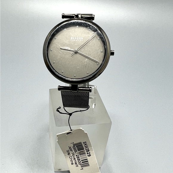Skagen Womens Tanja Gunmetal Steel Mesh Watch SKW2829 - Picture 4 of 6